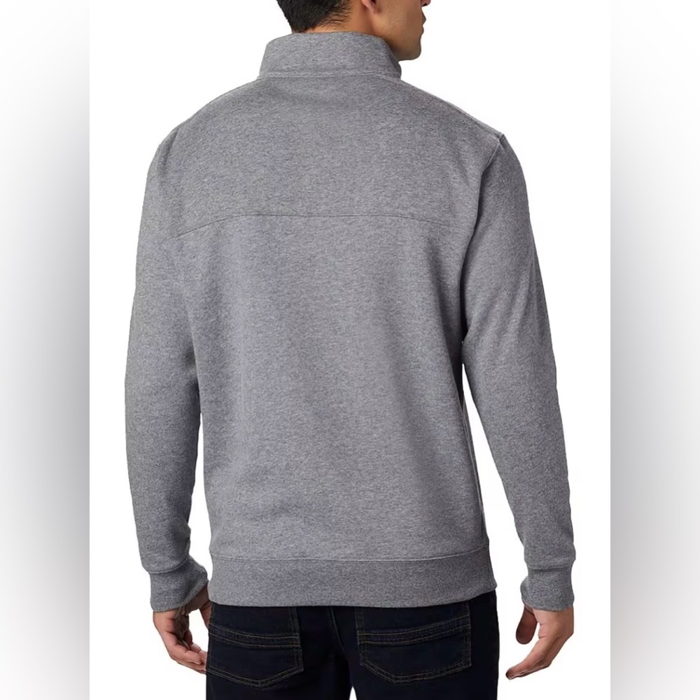 Columbia Hart Mountain II 1/2-Zip Fleece Jacket - Men's Medium Gray - Picture 2 of 10